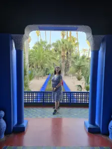 Marrakesh Jardin Majorelle pavilion