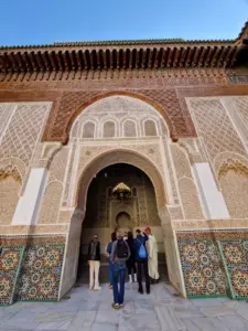 Marrakesh Madrasa Ben Youssef view