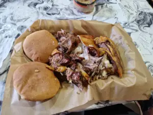 Marrakesh food - Mechoui Alley lamb