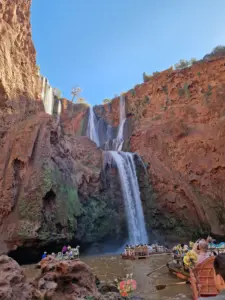 Ouzoud waterfalls boat ride
