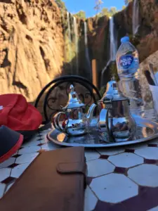 Ouzoud waterfalls tea break