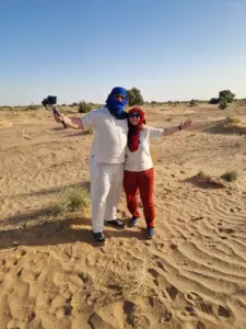 Sahara desert clothing