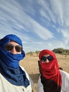 Sahara desert head scarf