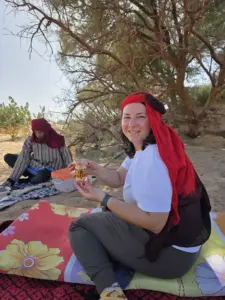 Sahara desert nomadic experience Moroccan tea