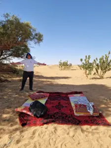 Sahara desert nomadic experience camp spot