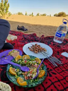 Sahara desert nomadic experience lunch