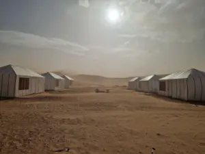 Sahara desert sandstorm