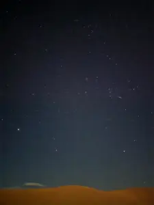 Sahara desert stargazing