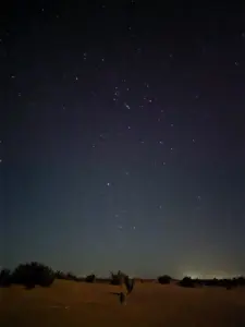 Sahara desert stargazing