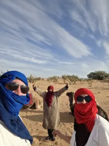 Sahara desert staying connected