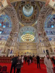 Bucharest cathedral view