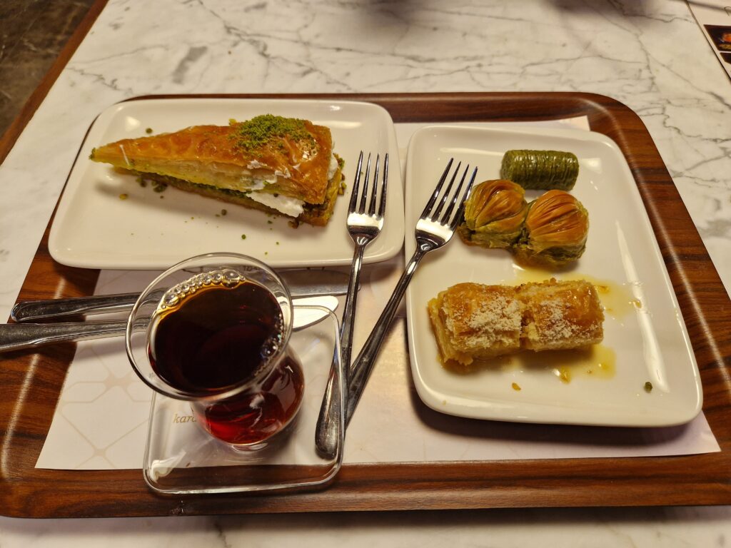 Istanbul food baklava
