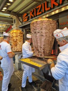 Istanbul food doner
