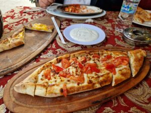 Istanbul food pide