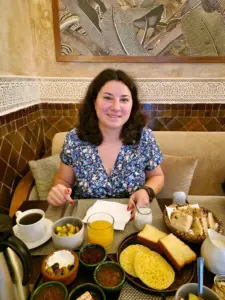 Riad Jona breakfast items