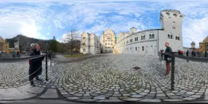 Neuschwanstein Castle Inner courtyard
