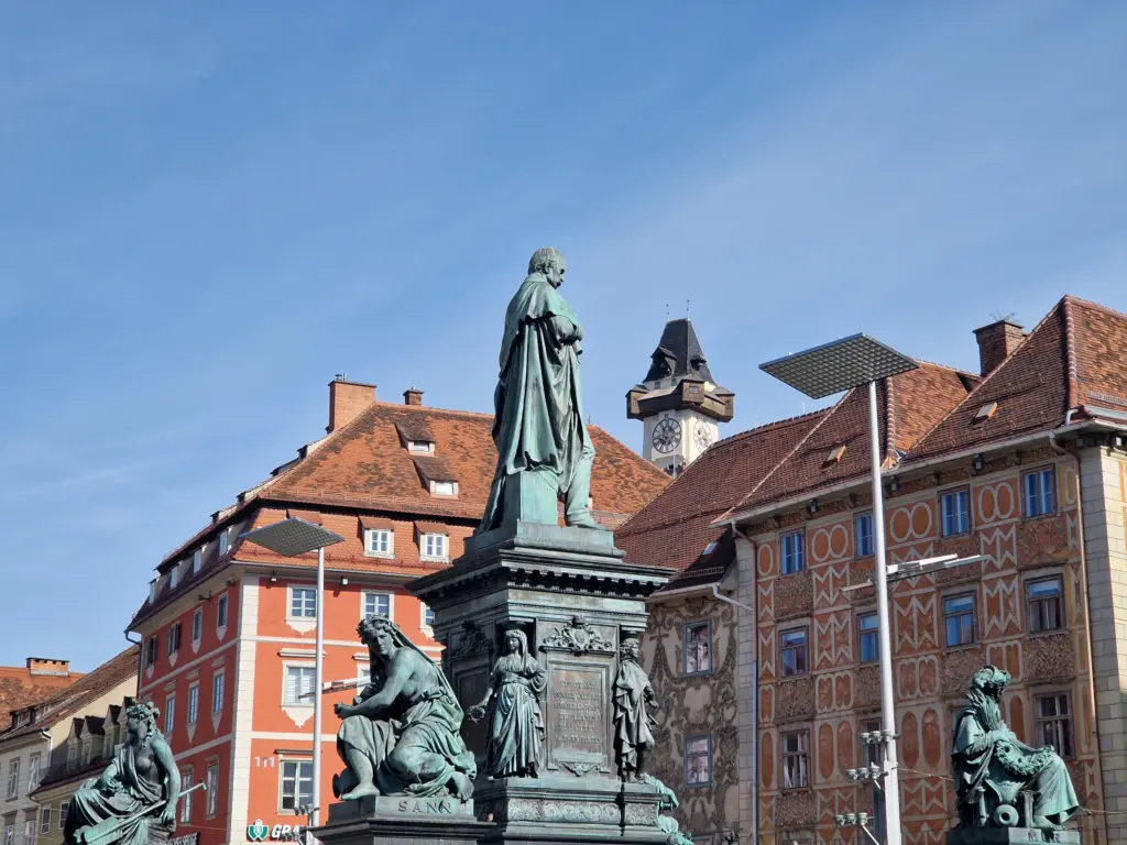 Graz square view
