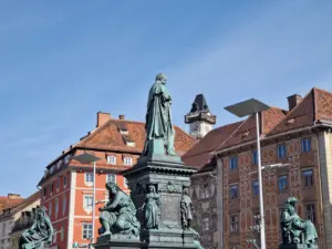 Graz square view