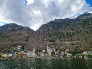 Hallstatt view from the lake
