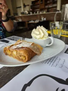 Graz food - Der Steirer apple strudel
