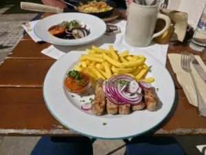 Graz food - Glöckl Bräu restaurant food