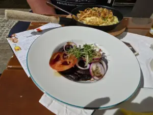 Graz food - runner bean salad